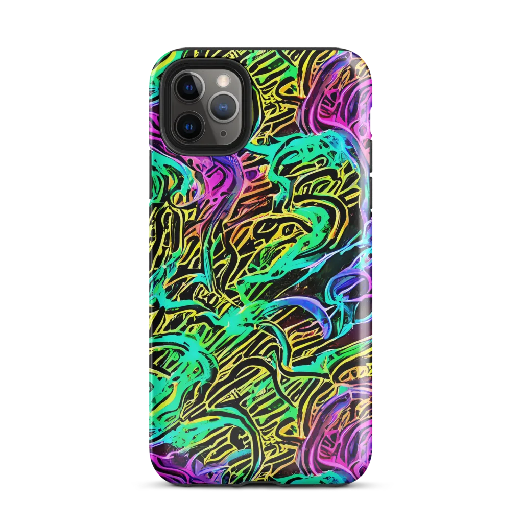 Laser Menagerie on Tough Case for iPhone® — Front