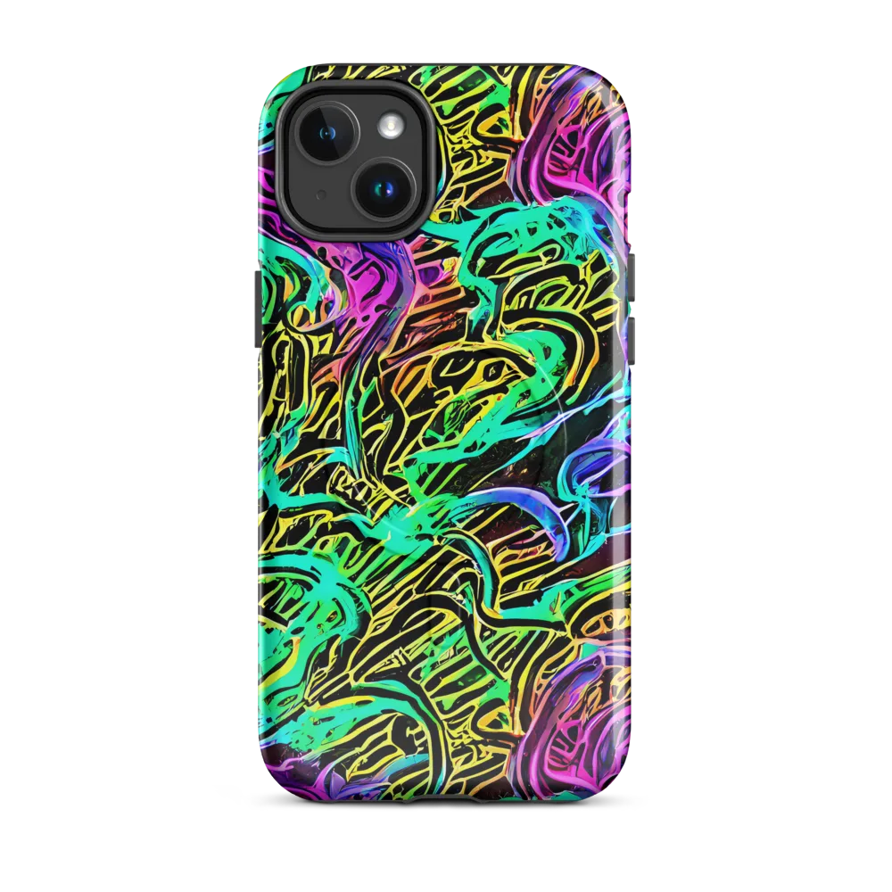 Laser Menagerie on MagSafe Tough Case for iPhone® — Front