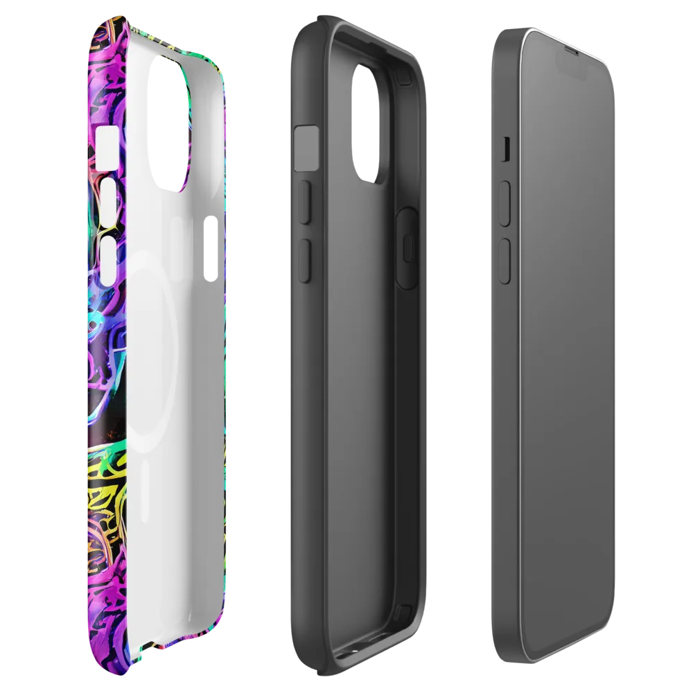 Laser Menagerie on MagSafe Tough Case for iPhone® — Front