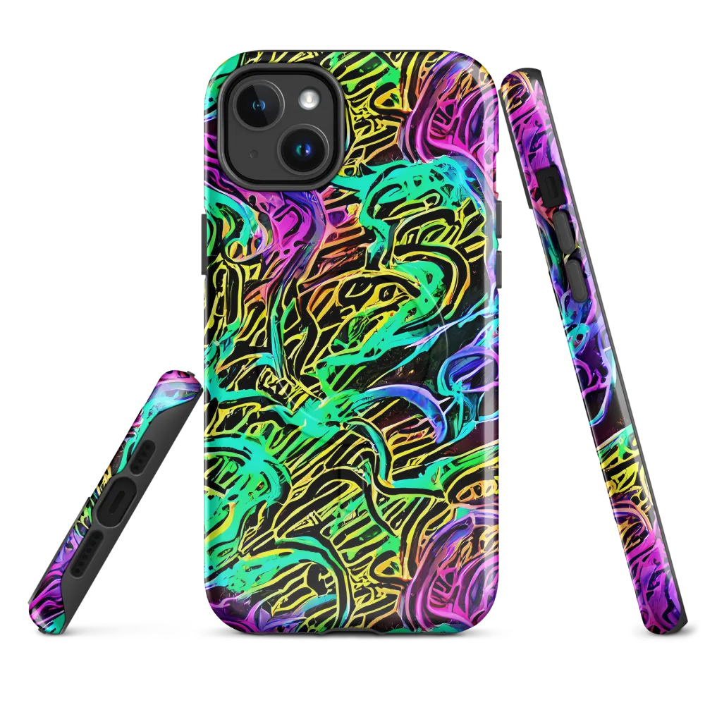 Laser Menagerie on MagSafe Tough Case for iPhone® — Front
