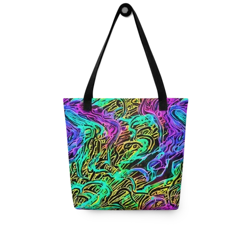Laser Menagerie on a Tote Bag