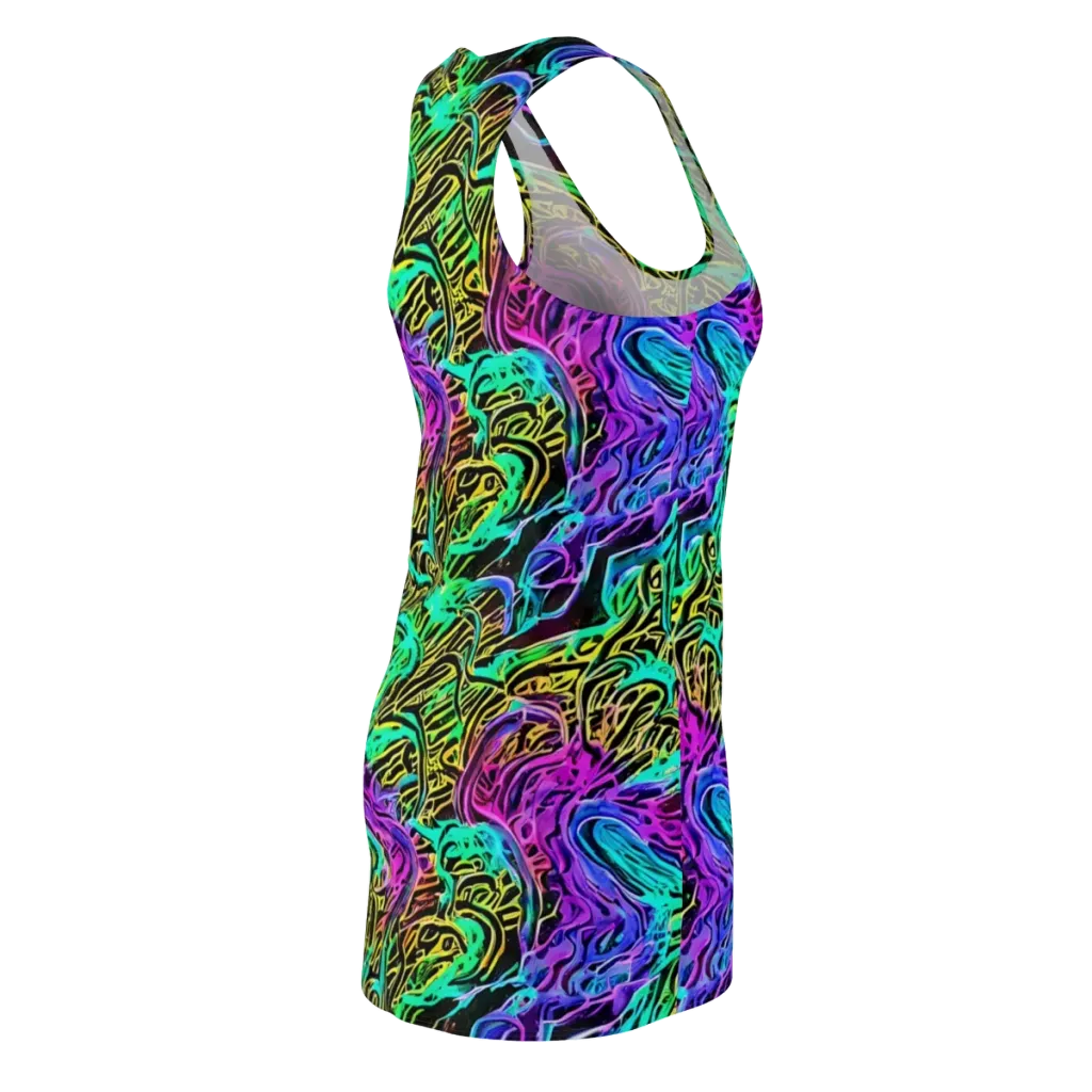 Laser Menagerie on Racerback Dress — Back Side