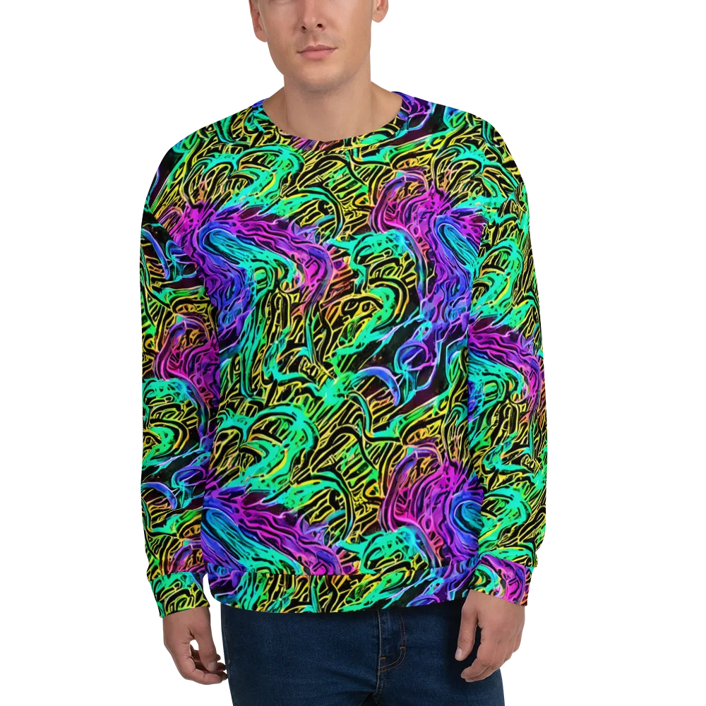Laser Menagerie on Sweatshirt — Front