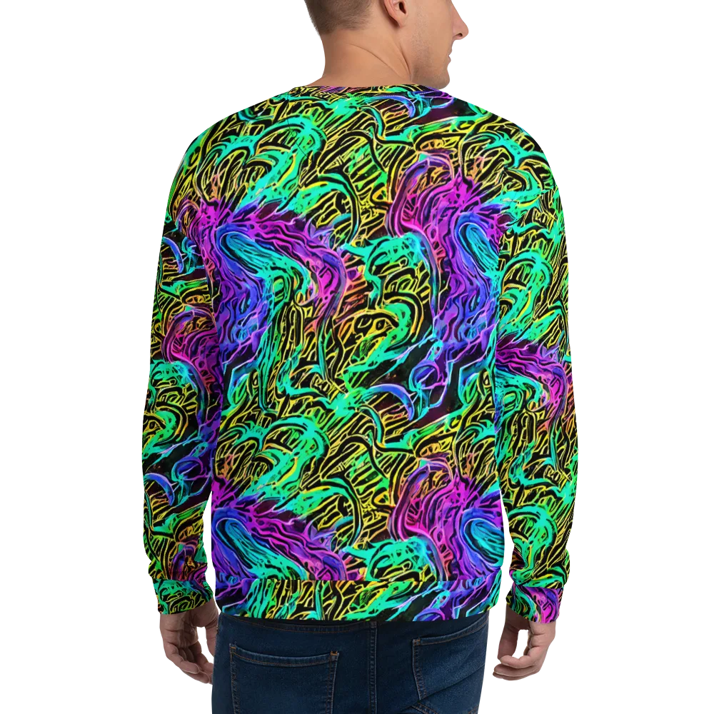 Laser Menagerie on Sweatshirt — Back