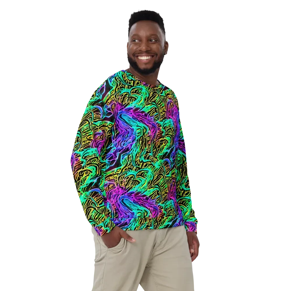 Laser Menagerie on Sweatshirt — Front