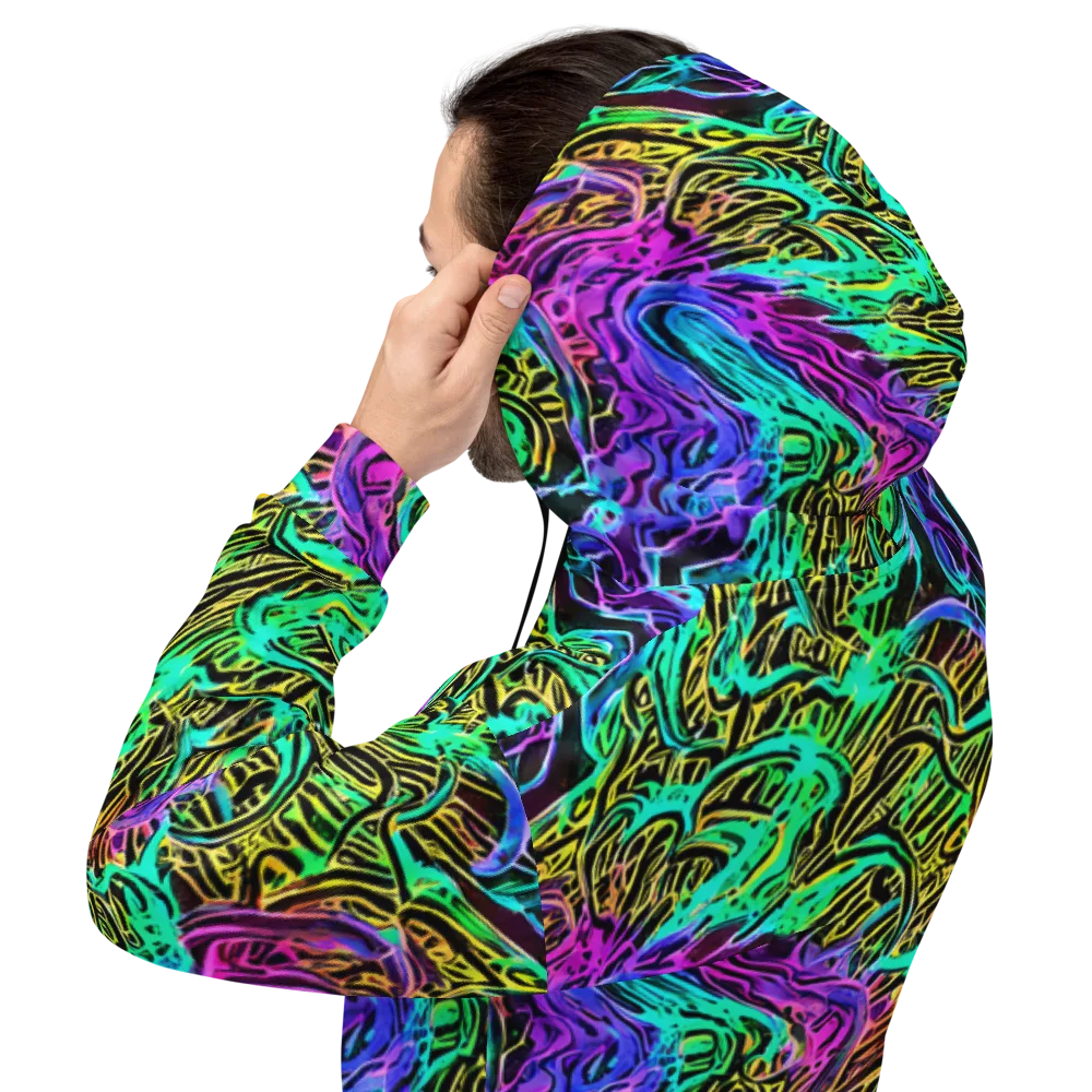 Laser Menagerie on Hoodie — Back