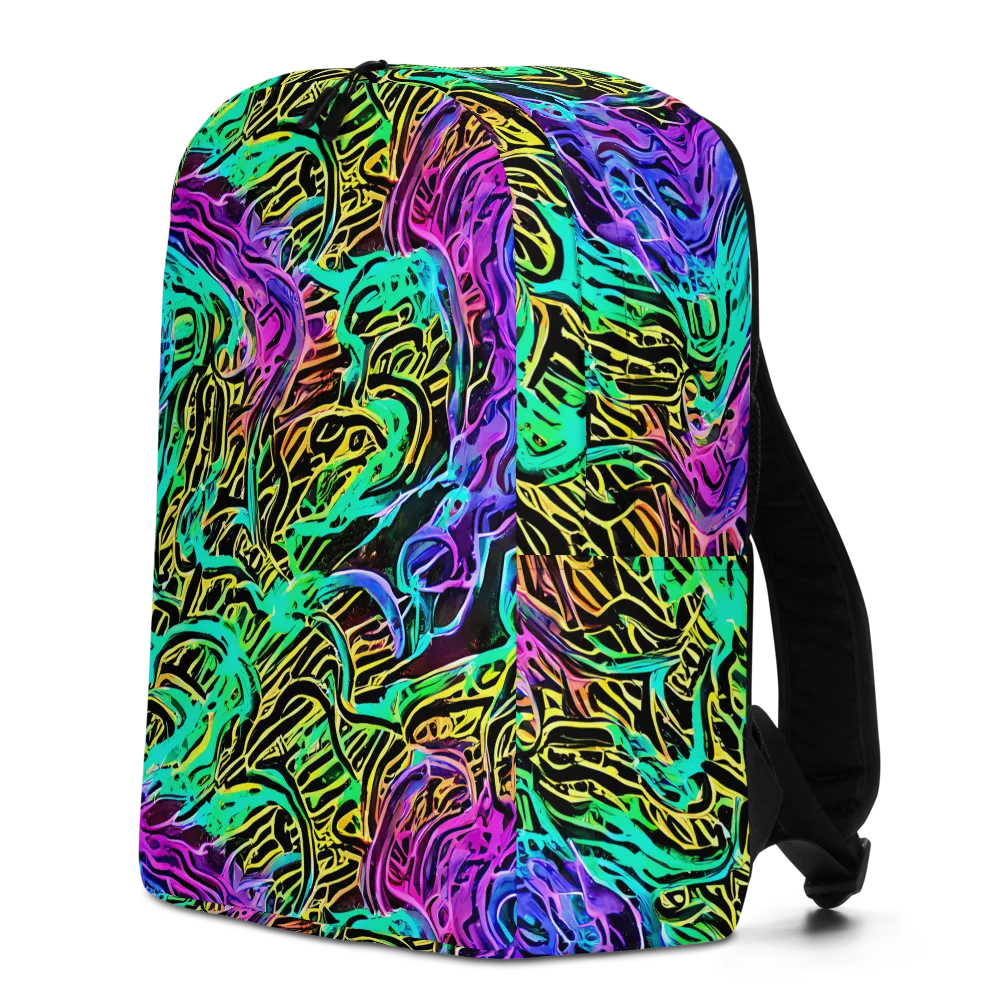 Laser Menagerie on Minimalist Backpack — Left