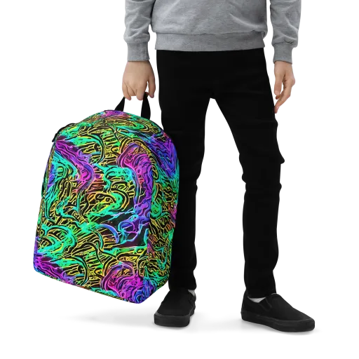 Laser Menagerie on a Minimalist Backpack