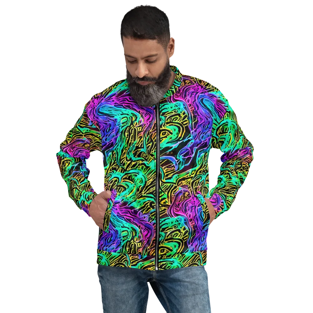 Laser Menagerie on Bomber Jacket — Front
