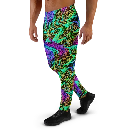 Laser Menagerie on a Men's Joggers