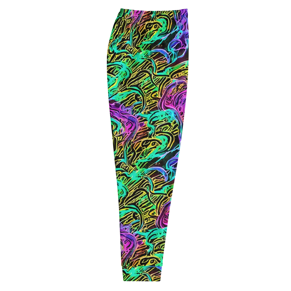 Laser Menagerie on Men's Joggers — Right