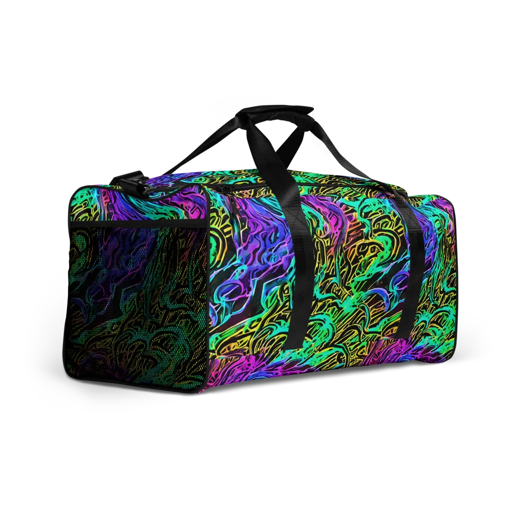 Laser Menagerie on Duffle Bag — Right Front