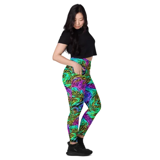 Laser Menagerie on a Leggings with Pockets