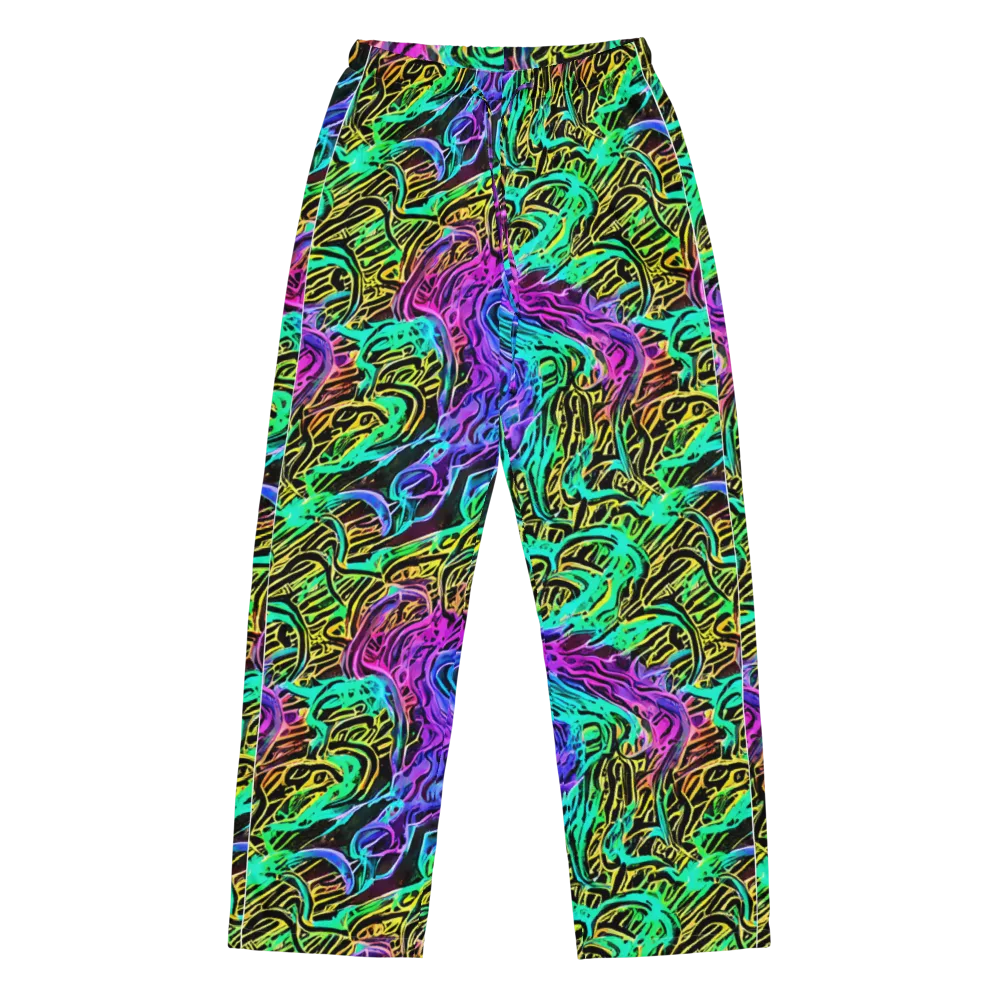 Laser Menagerie on Women's Pajama Pants — Front