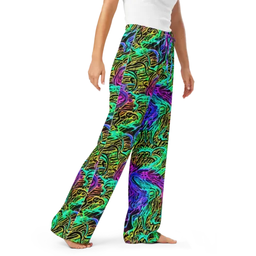 Laser Menagerie on a Women's Pajama Pants