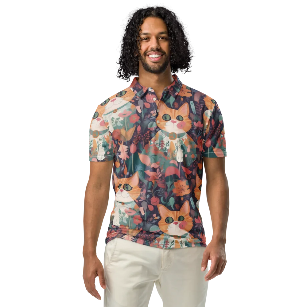 Whiskerwood on Men's Slim Fit Polo Shirt — Front