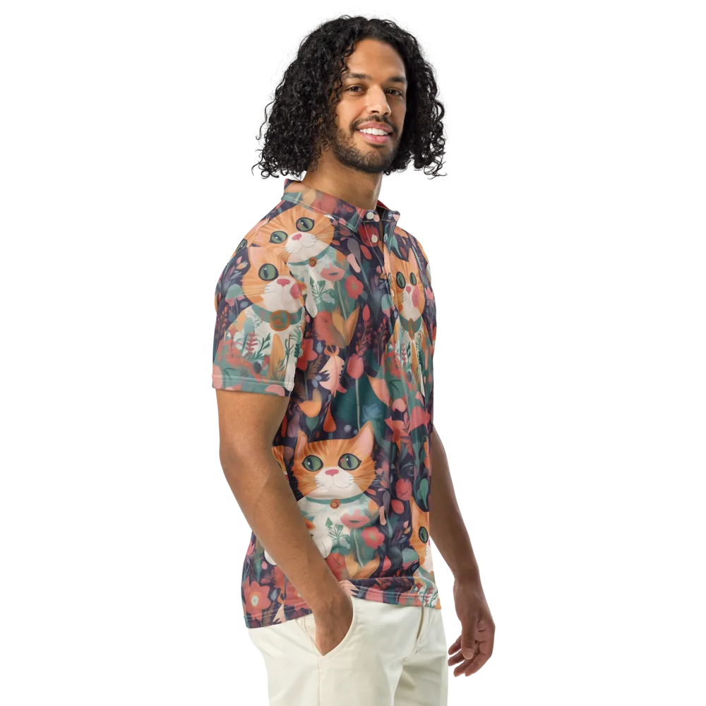 Whiskerwood on Men's Slim Fit Polo Shirt — Right Front