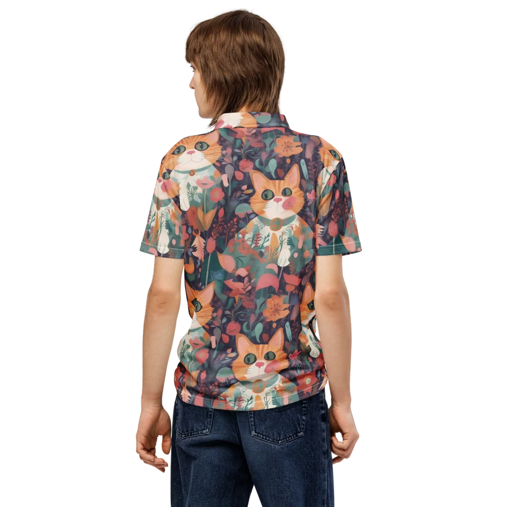Whiskerwood on Men's Slim Fit Polo Shirt — Back