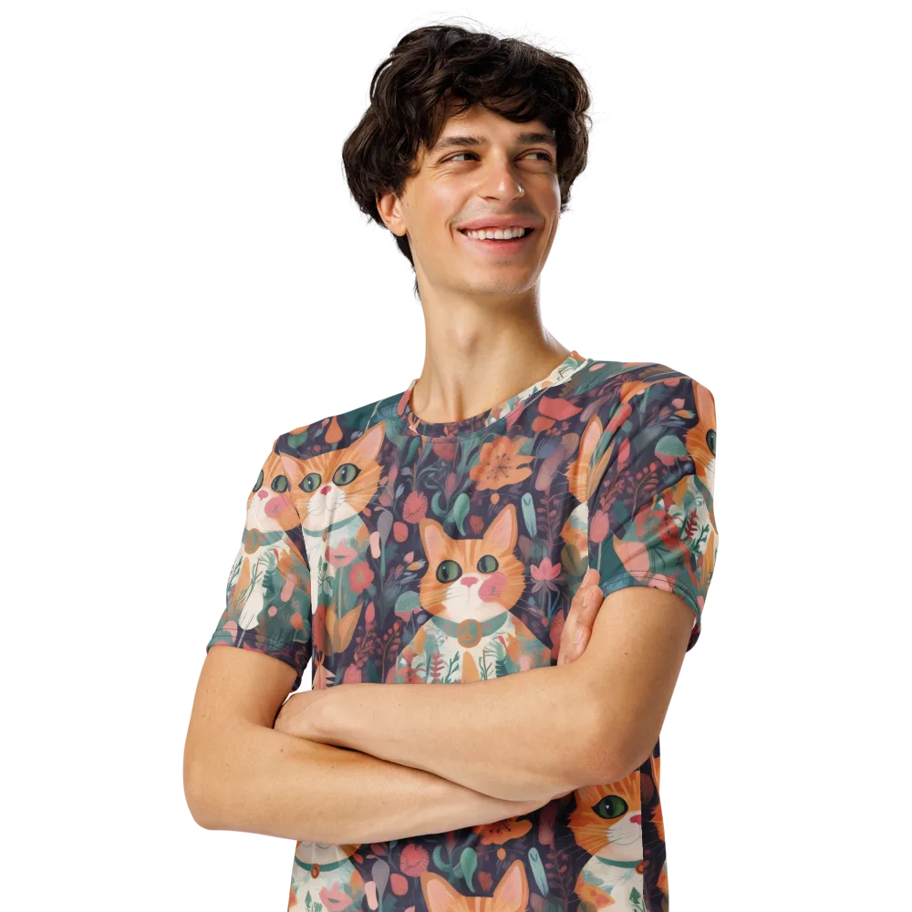 Whiskerwood on Men's Crew Neck T-Shirt — Left Front
