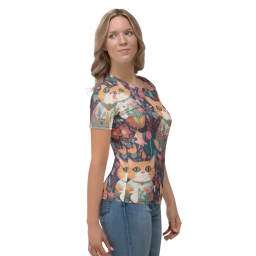 Whiskerwood on a Women's Crew Neck T-Shirt