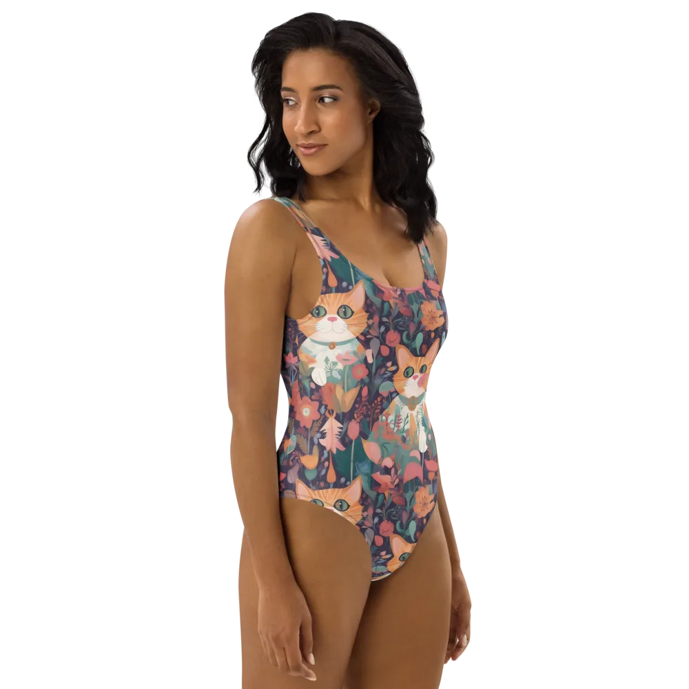 Whiskerwood on One-Piece Swimsuit — Right