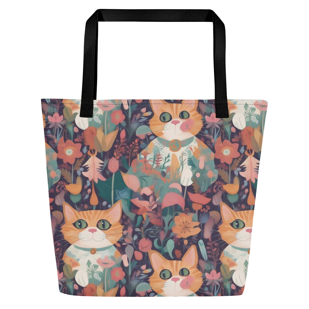 Whiskerwood on Large Tote Bag W/ Pocket — Front