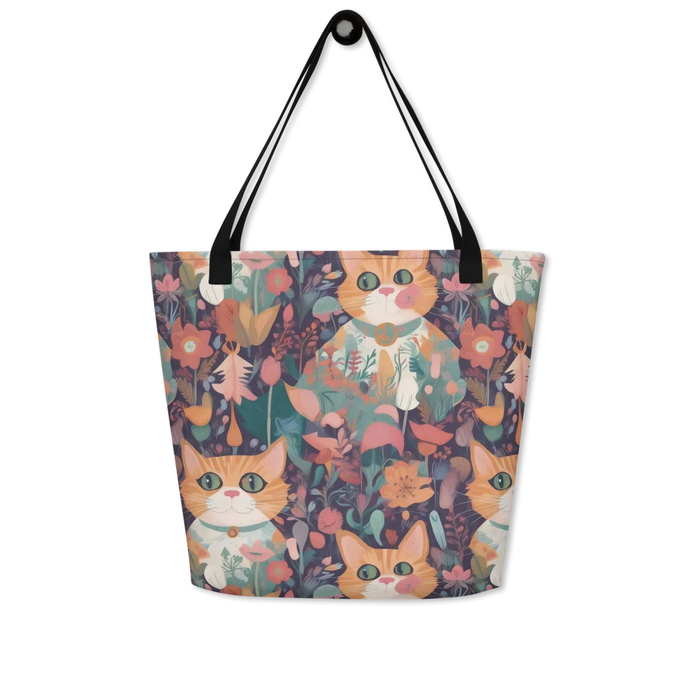 Whiskerwood on Large Tote Bag W/ Pocket — Front
