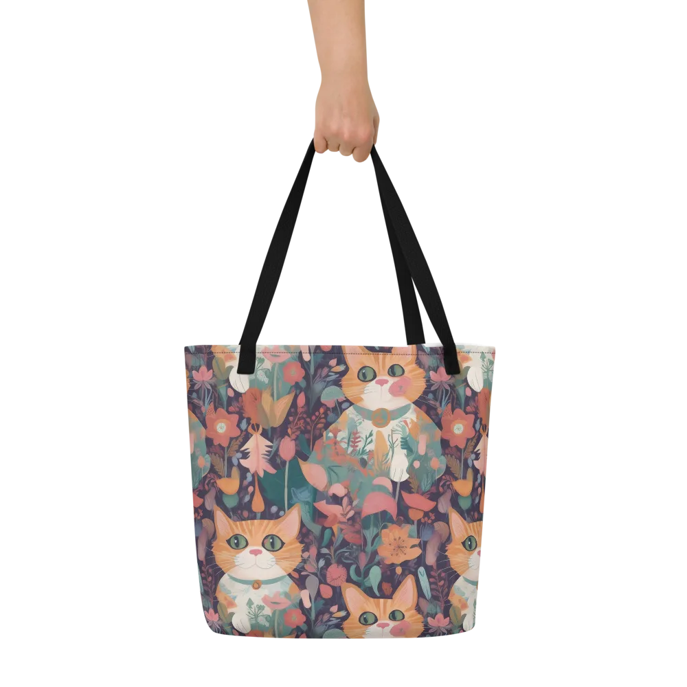 Whiskerwood on Large Tote Bag W/ Pocket — Front