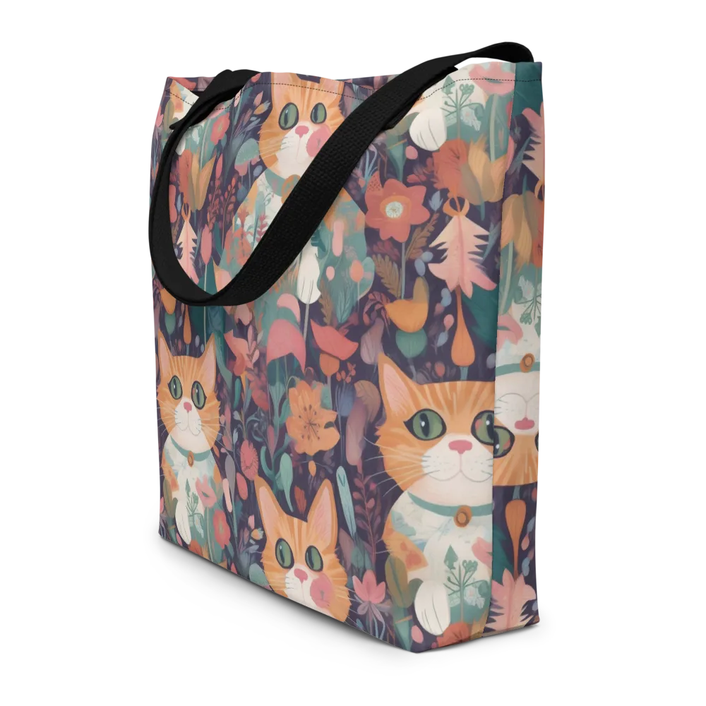 Whiskerwood on Large Tote Bag W/ Pocket — Front