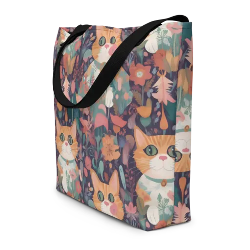 Whiskerwood on a Large Tote Bag W/ Pocket