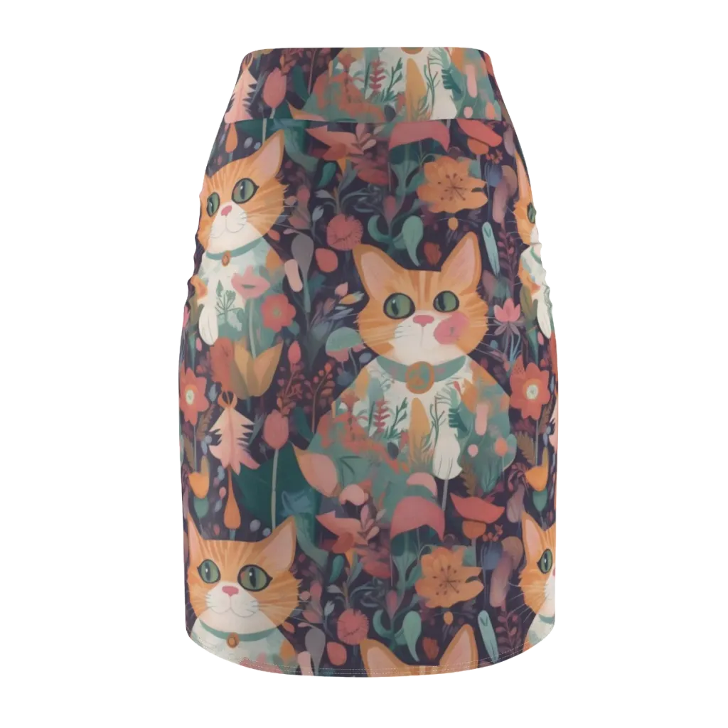 Whiskerwood on Pencil Skirt — Back