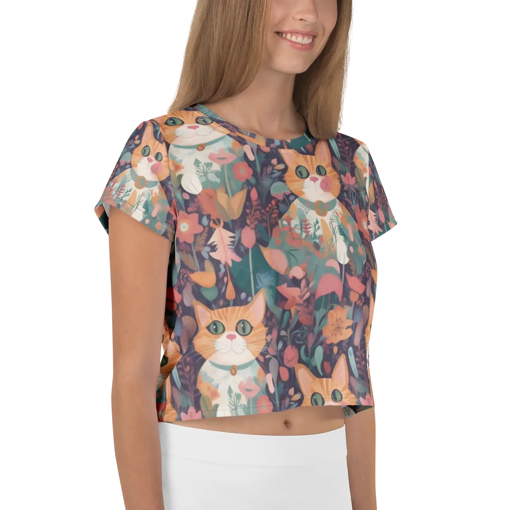 Whiskerwood on Crop Tee — Right
