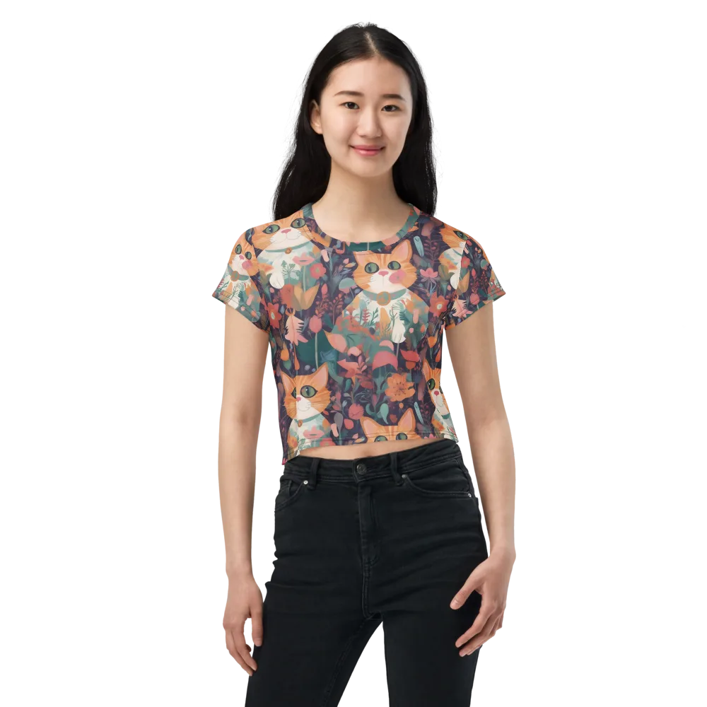 Whiskerwood on Crop Tee — Front