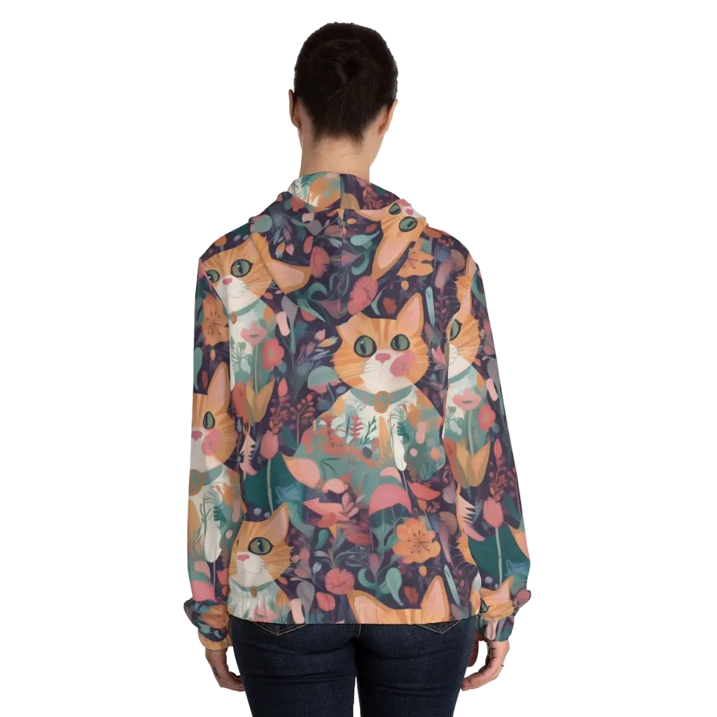 Whiskerwood on Women's Full-Zip Hoodie — Back On Person
