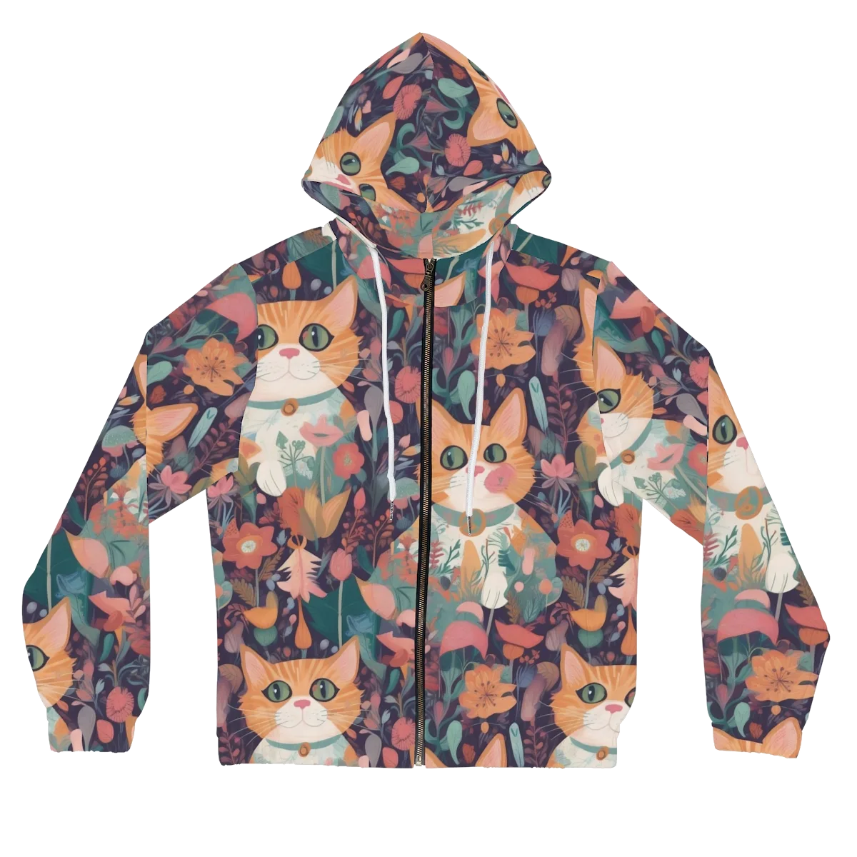 Whiskerwood on Women's Full-Zip Hoodie — Front