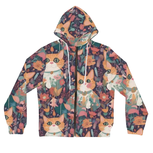 Whiskerwood on a Women's Full-Zip Hoodie