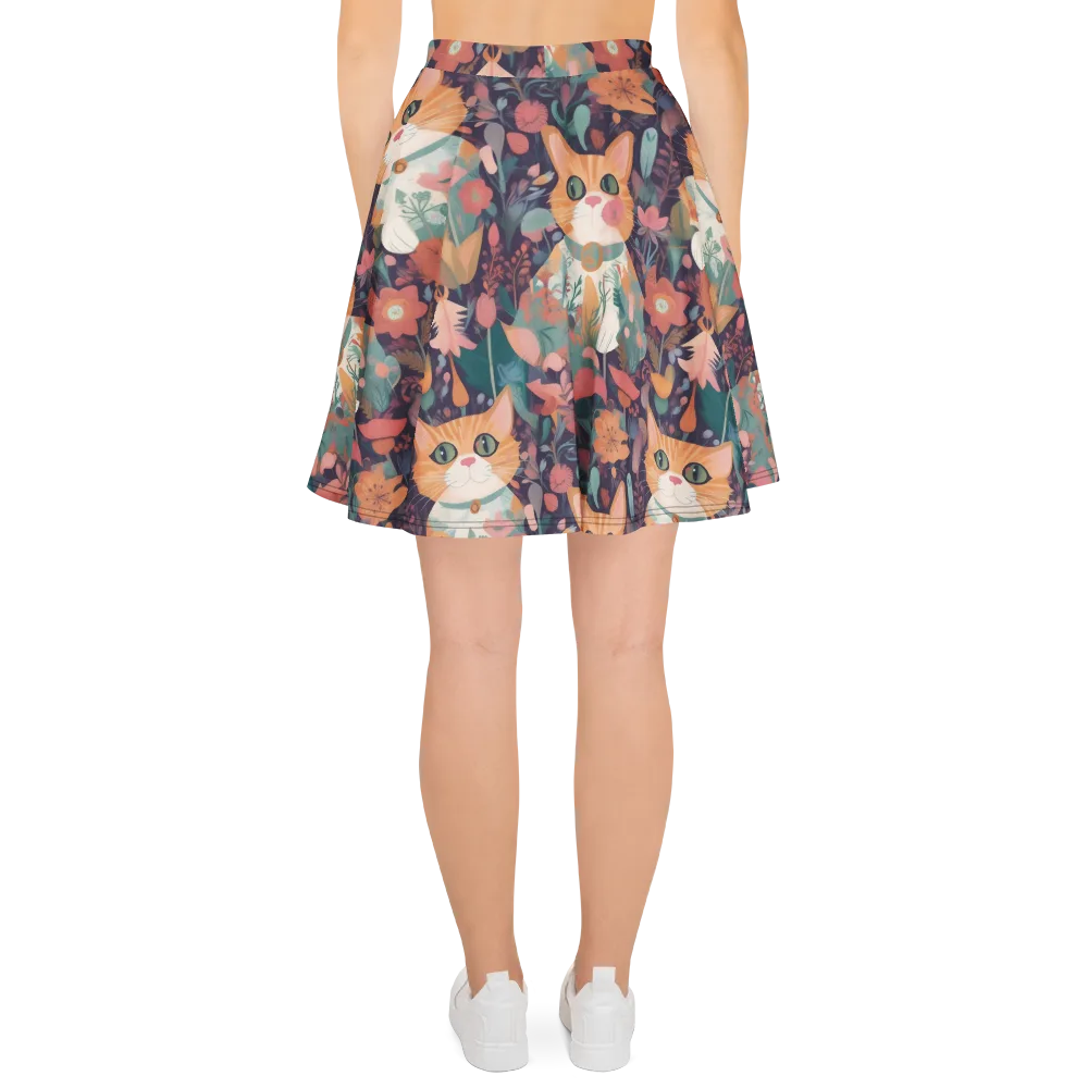 Whiskerwood on Skater Skirt — Back