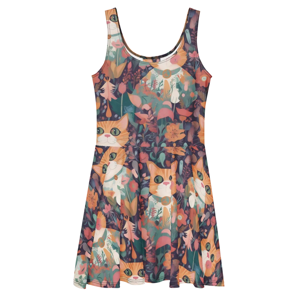 Whiskerwood on Skater Dress — Front