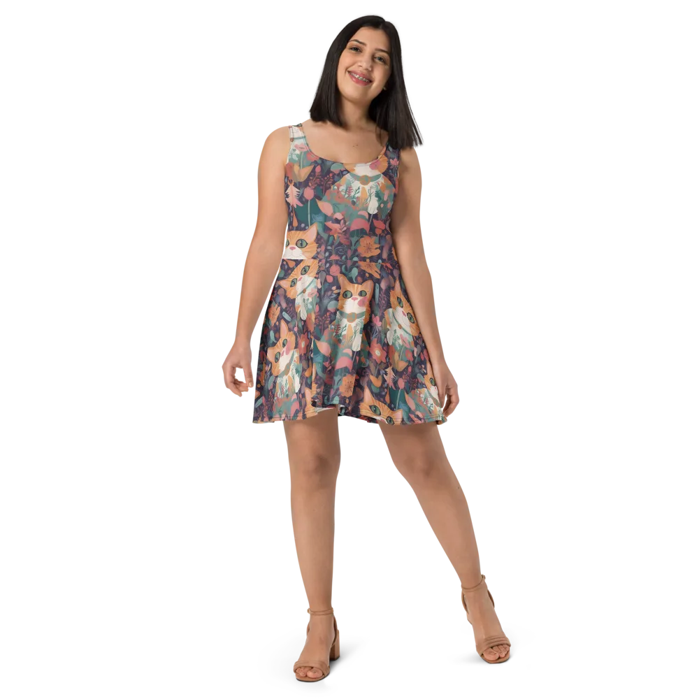 Whiskerwood on Skater Dress — Front