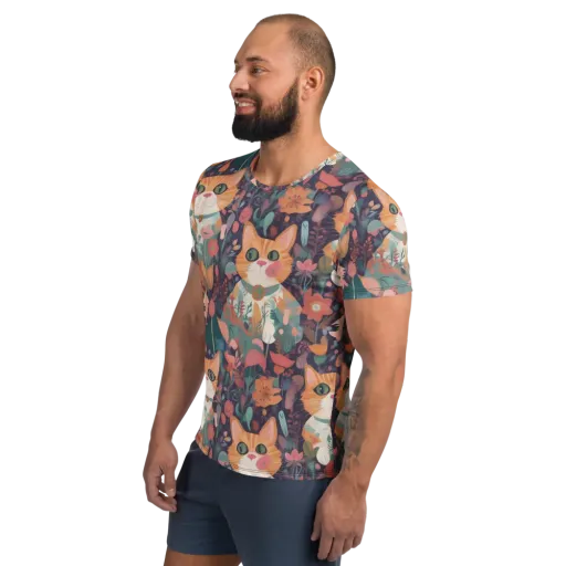 Whiskerwood on a Men's Athletic T-Shirt