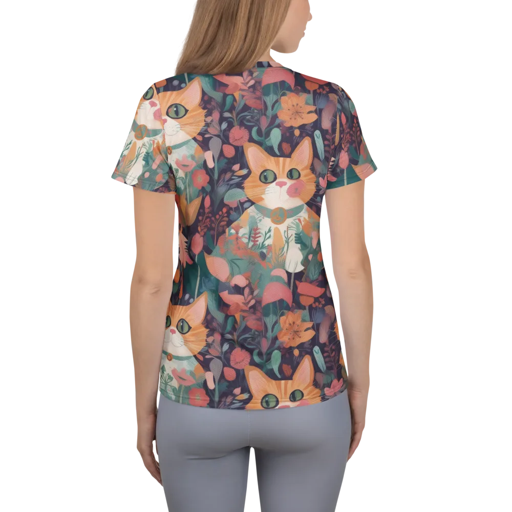 Whiskerwood on Women's Athletic T-Shirt — Back