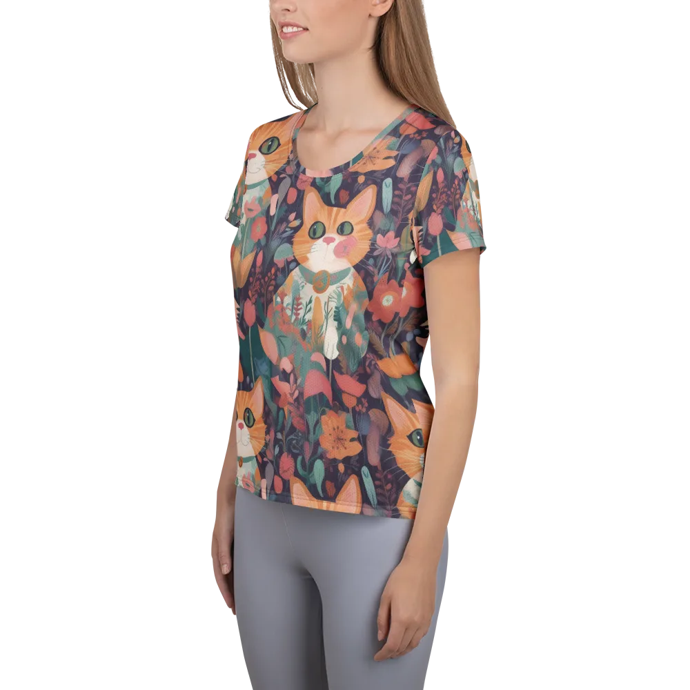 Whiskerwood on Women's Athletic T-Shirt — Left