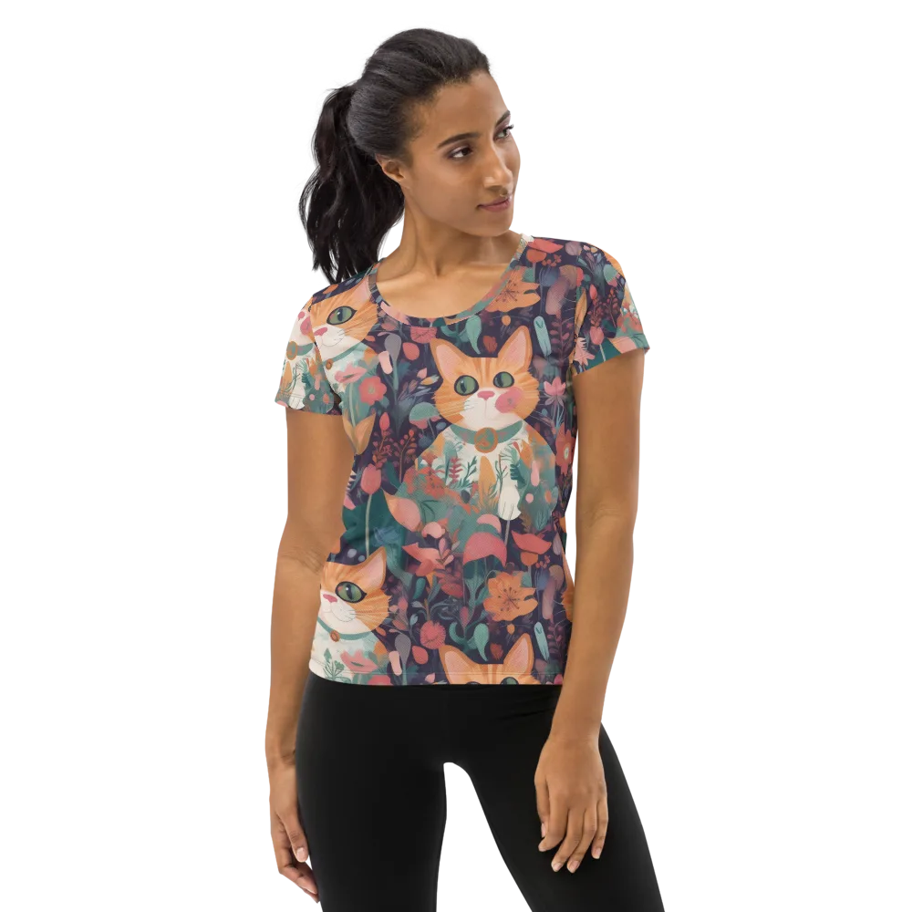 Whiskerwood on Women's Athletic T-Shirt — Front