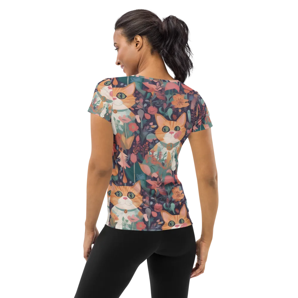 Whiskerwood on Women's Athletic T-Shirt — Back