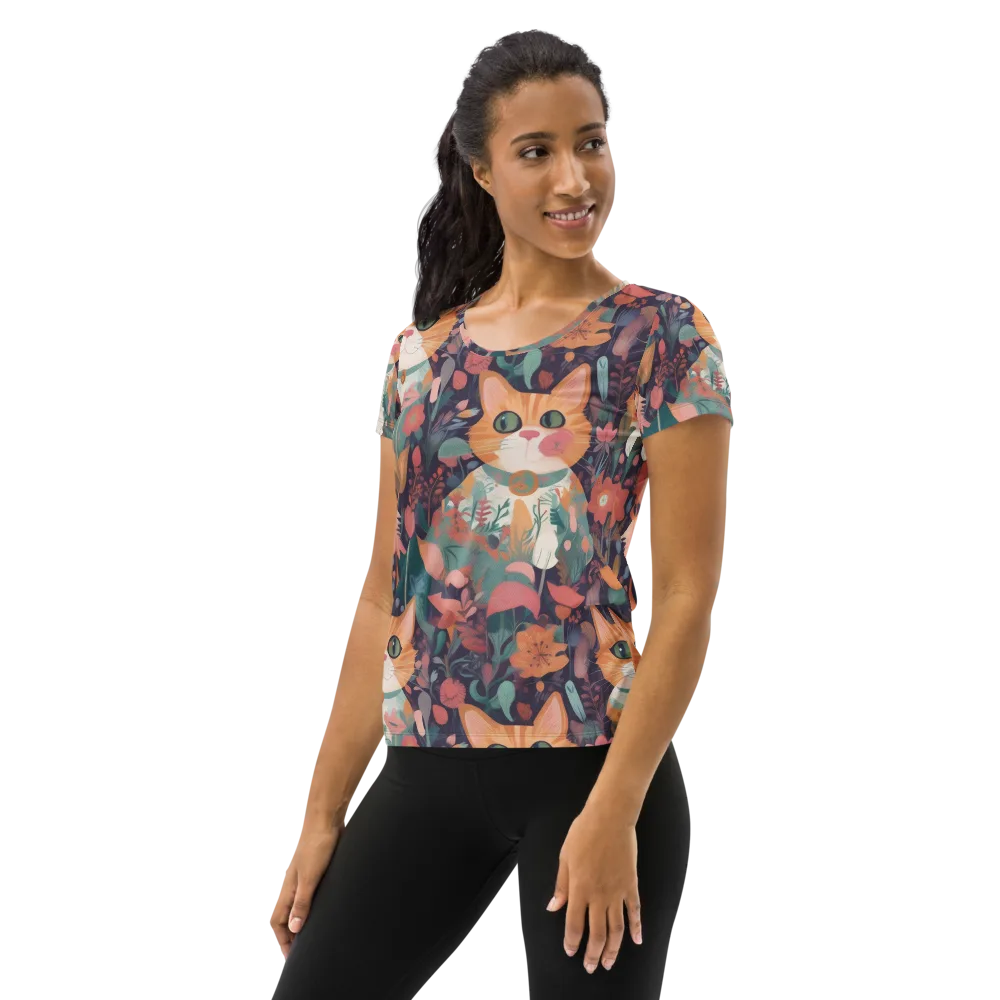 Whiskerwood on Women's Athletic T-Shirt — Left
