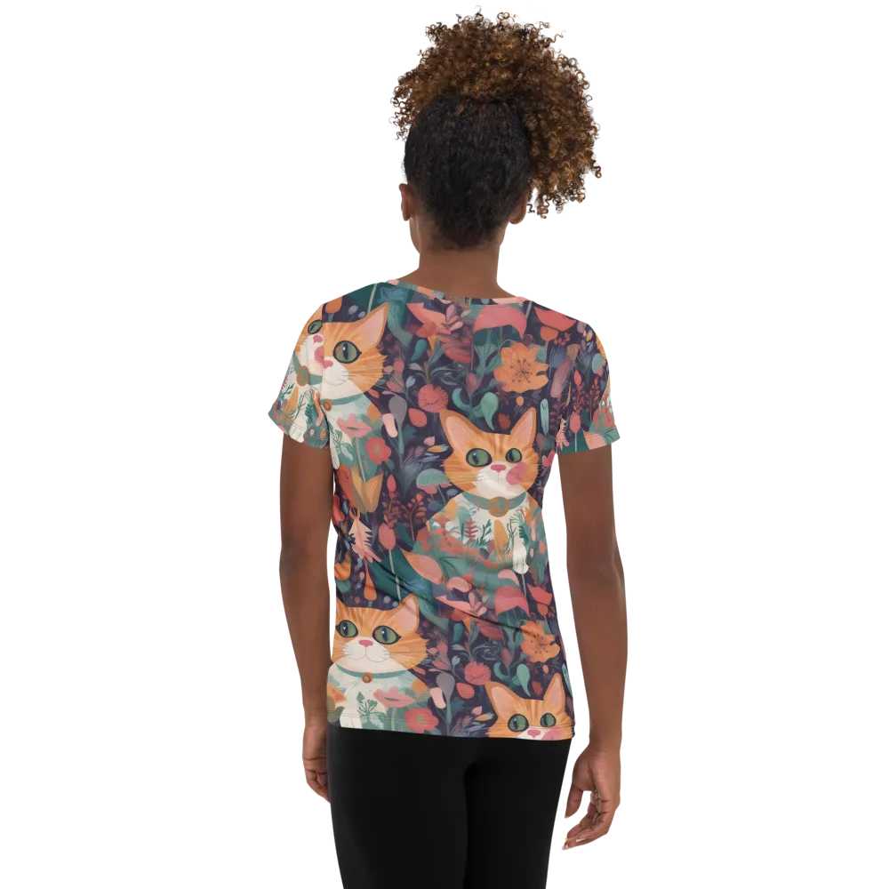 Whiskerwood on Women's Athletic T-Shirt — Back