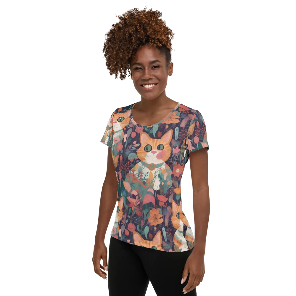 Whiskerwood on Women's Athletic T-Shirt — Left