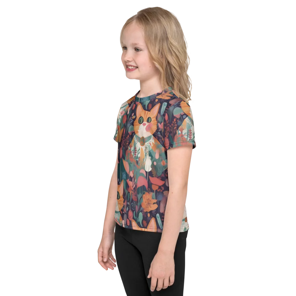 Whiskerwood on Kids Crew Neck T-Shirt — Left