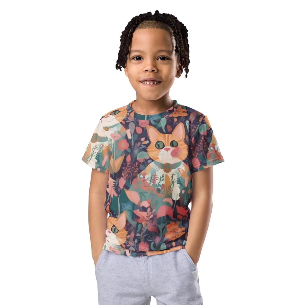 Whiskerwood on Kids Crew Neck T-Shirt — Front