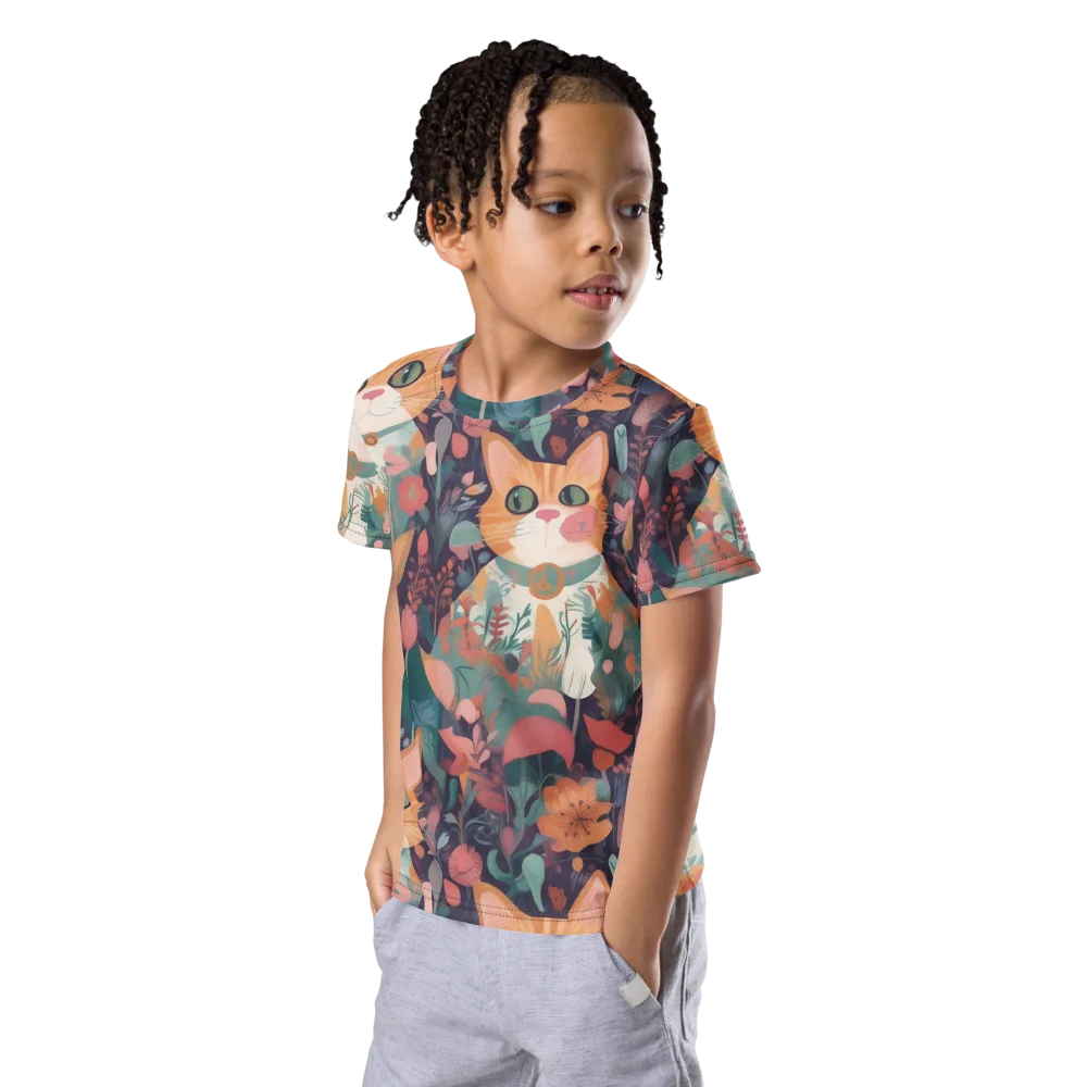 Whiskerwood on Kids Crew Neck T-Shirt — Left Front